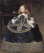 Diego Velazquez Infanta Margarita Teresa in a blue dress painting